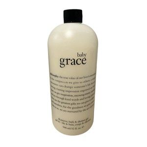 Philosophy Baby Grace Shampoo, Bath & Shower Gel 32oz NO PUMP Discontinued Large
